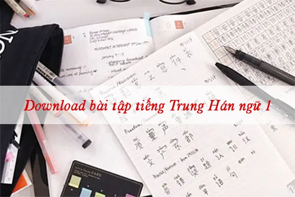 bài tập tiếng trung pdf