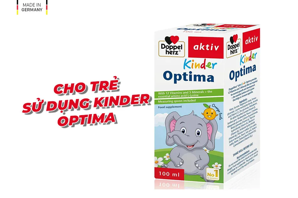 Vitamin tổng hợp Doppelherz Kinder Optima là sản phẩm được tin dùng rất nhiều trên thế giới