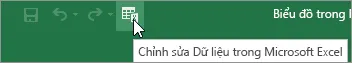 Biểu tượng Sửa Dữ Microsoft Excel trên Thanh công cụ Truy nhập Nhanh
