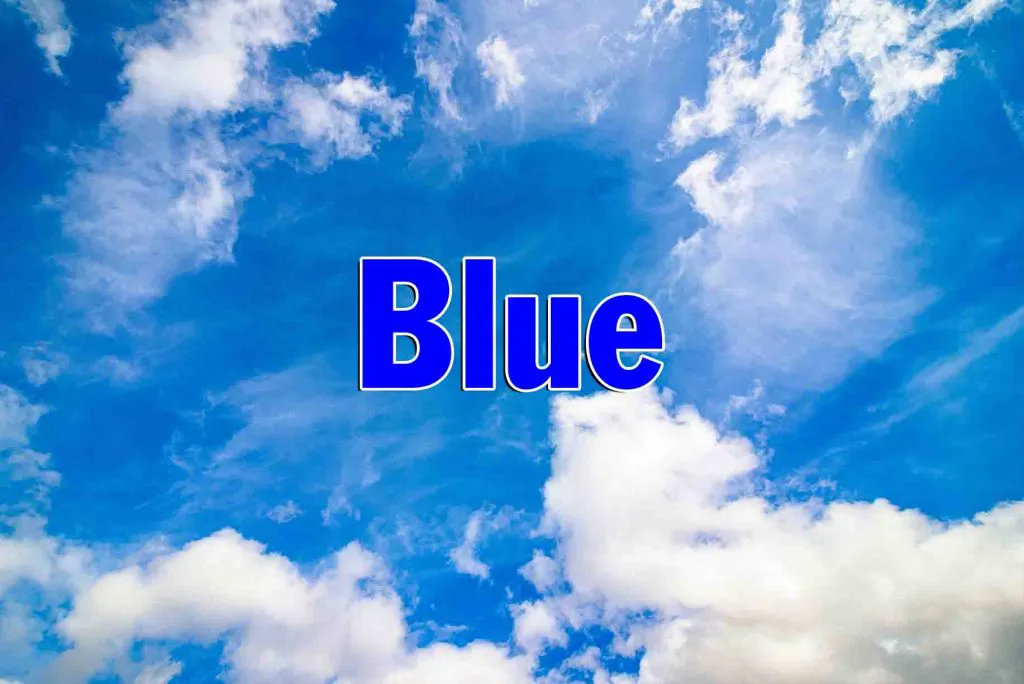 blue là màu gì