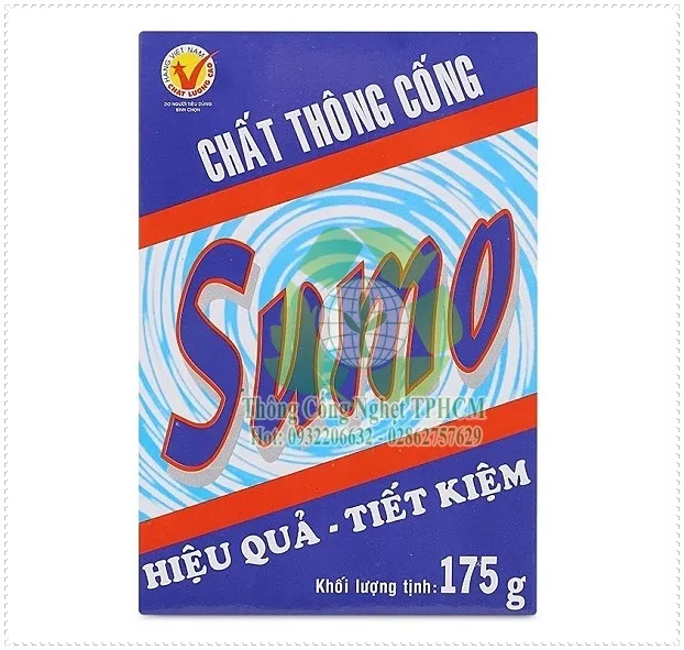 Bột thông bồn cầu, thông cống Sumo.