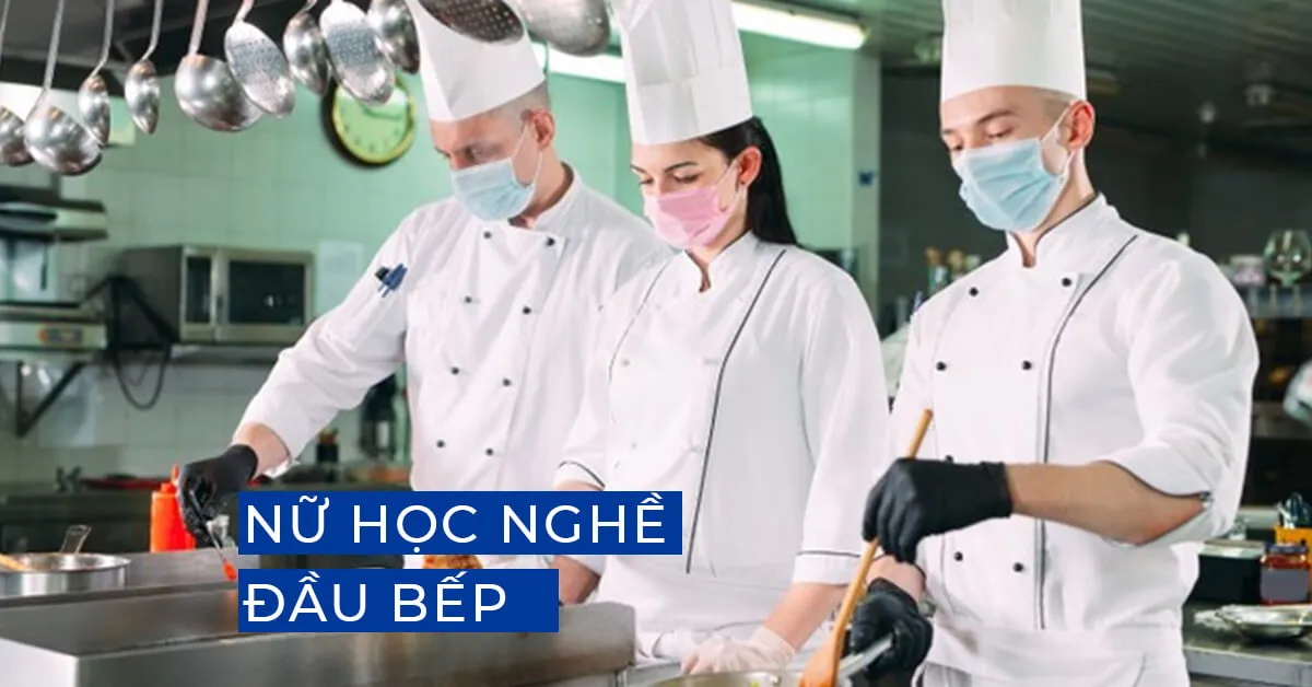 Nữ học Nghề đầu bếp