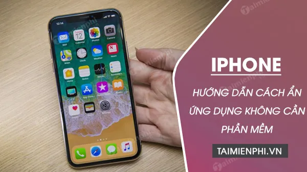 cachan ung dung tren iphone khong can cai them app