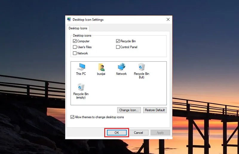 Sforum - Trang thông tin công nghệ mới nhất Untitled-215 Hướng dẫn cách ẩn và bỏ ẩn tất cả icon trên desktop Windows 10 