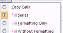 Cách tạo các chuỗi AutoFill trên Excel