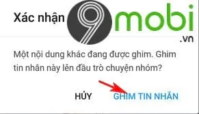 cach ghim tin nhan zalo tren iphone