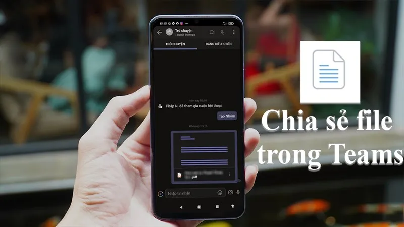 Cách chia sẻ tài liệu trên Teams