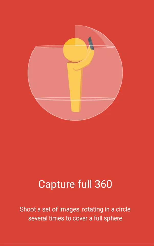 Cách chụp ảnh 360 độ trên Android và iOS
