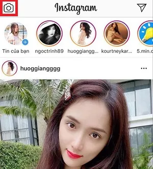 chup anh tren instagram co sticker gau