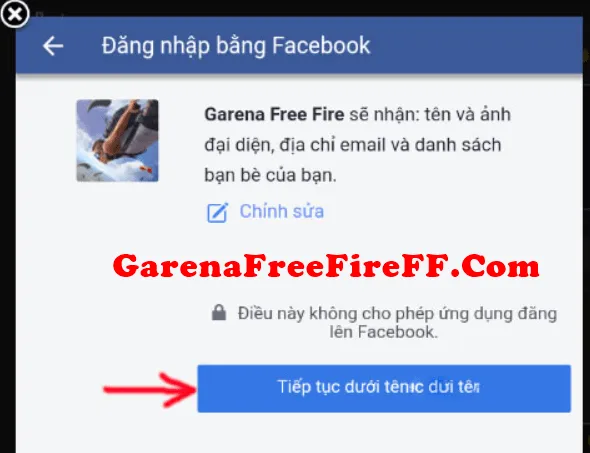 cách liên kết tài khoản free fire với facebook