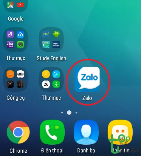 Đăng nhập vào ứng dụng Zalo trên máy của bạn