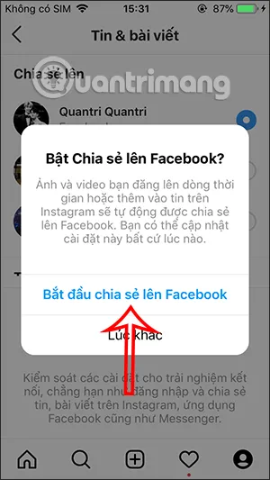 Chia sẻ lên Facebook