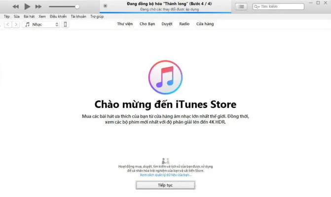 Chào mừng đến với iTunes Store