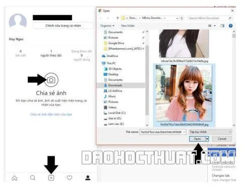 Cách đăng video lên Instagram bằng Chrome và Cốc Cốc