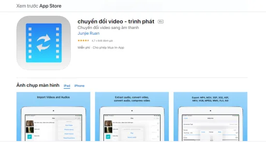 Chuyển đổi Video - Trình phát