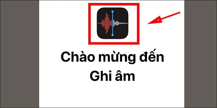 Chuyển đến ứng dụng ghi âm