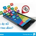 Tốc độ truy cập 3G Vinaphone là bao nhiêu?