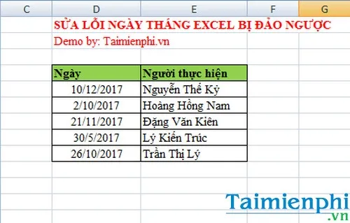 sua loi ngay thang trong excel bi dao lon dao nguoc 5