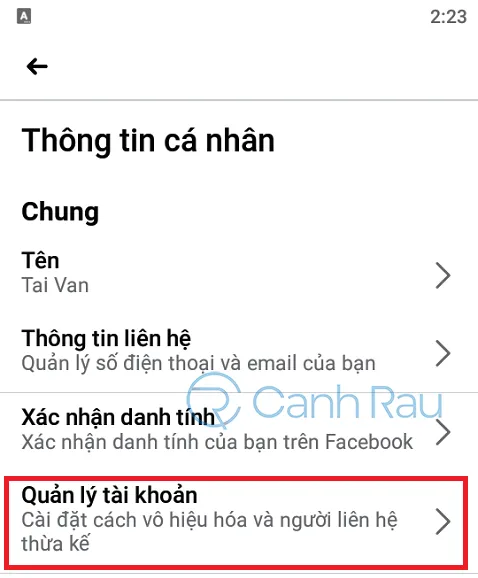 Cách khóa tài khoản Facebook tạm thời hình 8