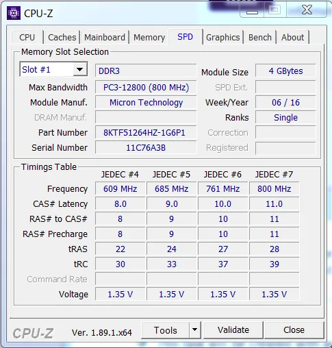 thông số ổ cứng laptop