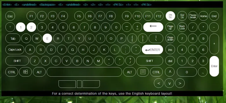 Kiểm tra bàn phím laptop sử dụng trang en.key-test.ru