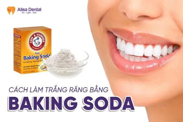 cách làm trắng răng bằng baking soda 1