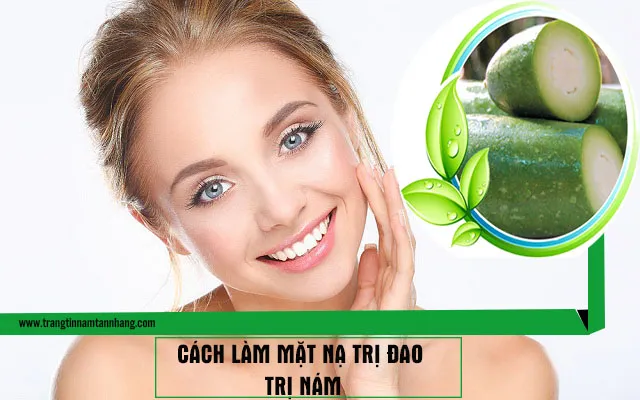 Cách trị nám da bằng bí đao