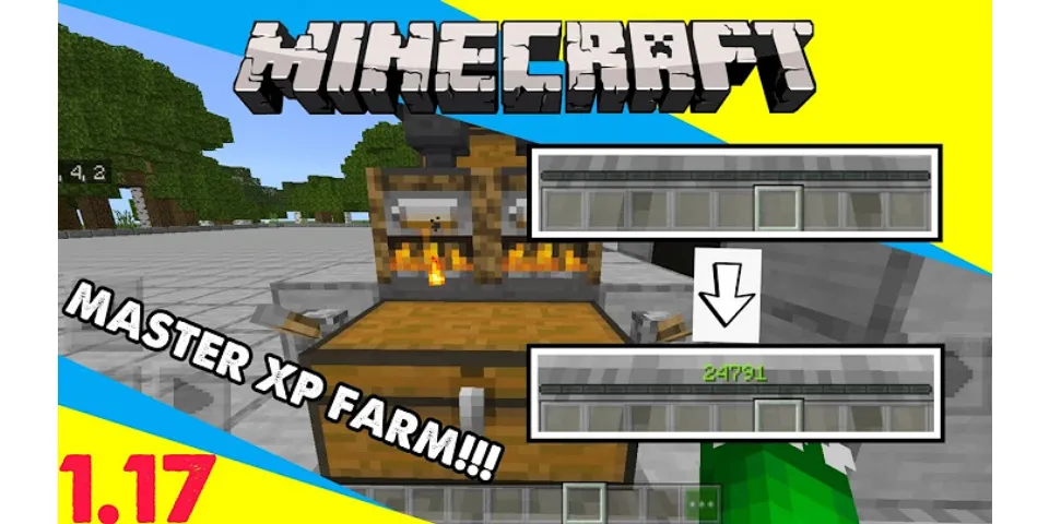 Cách Làm Máy Farm Kinh Nghiệm Trong Minecraft PE
