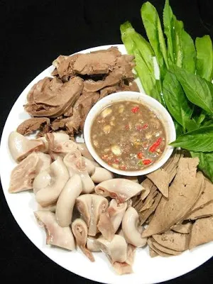 Cách nấu lòng lợn không dai