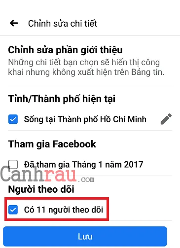 Cách hiển thị số người theo dõi trên Facebook mới nhất hình 14