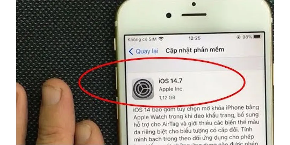 Cách nâng cấp iOS cho iPhone 5