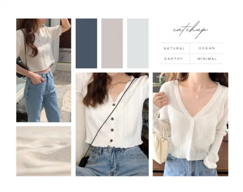 Mix cardigan với quần jean