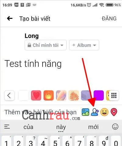 Hướng dẫn gắn thẻ bạn bè trên Facebook hình 9