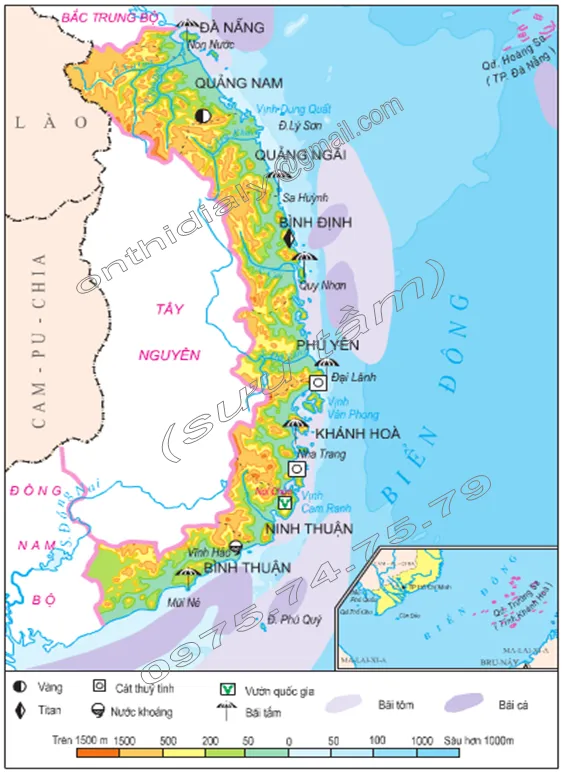 Bài 25. Vùng Duyên hải Nam Trung Bộ (Địa lý 9)  ÔN THI ĐỊA LÝ  OTDL Channel