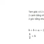 Tam giác cân là gì ? Định nghĩa và tính chất tam giác cân