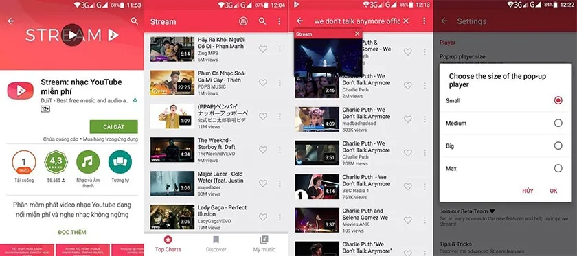 Vừa xem youtube vừa lướt web trên android bằng ứng dụng Stream