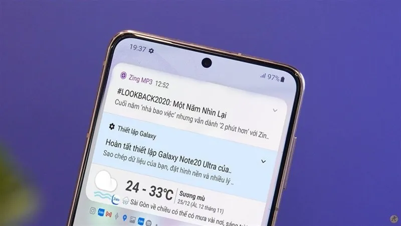 Cách xem lại những thông báo vô tình bị xóa trên thanh trạng thái của Samsung mà không phải ai cũng biết