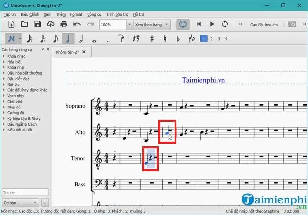 cach dung musescore tao ban nhac moi 10