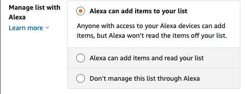 Manage Amazon Wish List With Alexa