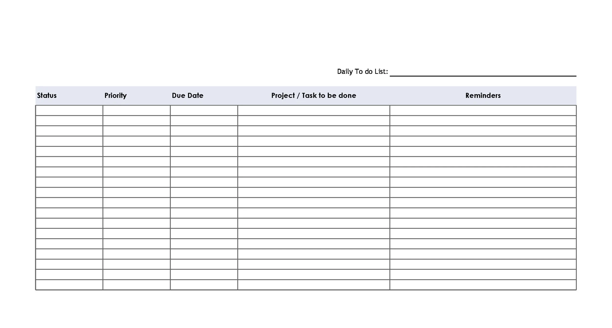 Checklist template net