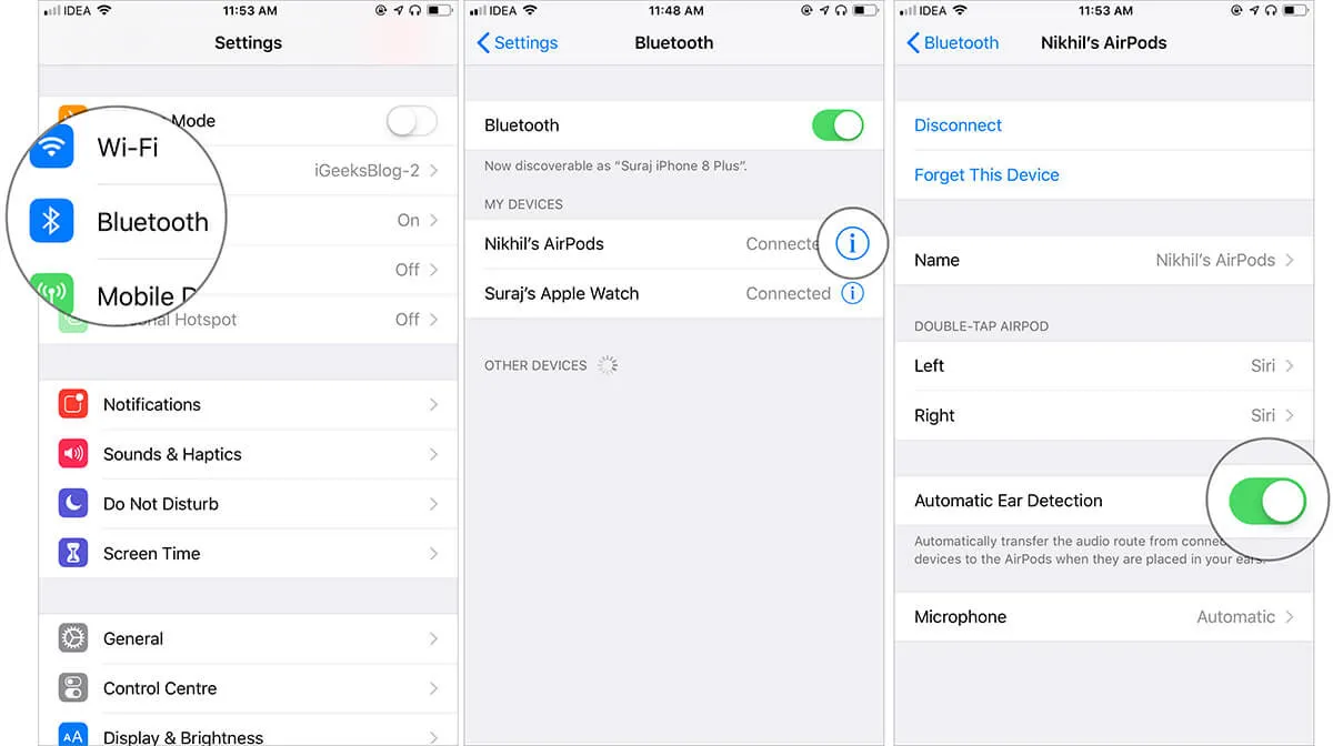 Enable Automatic Ear Detection on iPhone