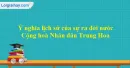 Hãy cho biết ý nghĩa lịch sử của sự ra đời nước Cộng hoà Nhân dân Trung Hoa.