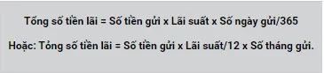 Lãi suất gửi 1 tỷ ngân hàng