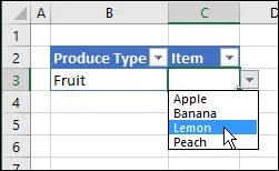 test the dependent drop down list