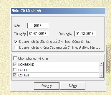 Cách làm bộ báo cáo tài chính của doanh nghiệp trên HTKK