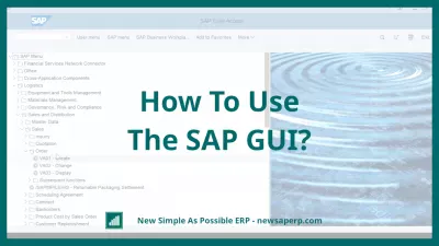 Cách Sử Dụng SAP GUI? : Cách Sử Dụng SAP GUI?