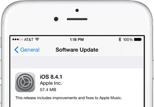 iPhone 5 iOS 8.4 1