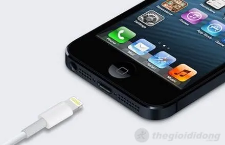 Cổng kết nối Lightning hoàn toàn mới của iphone 5