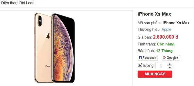 iPhone XS Max, iPhone XR hàng nhái, giá dưới 3 triệu đồng náo loạn thị trường