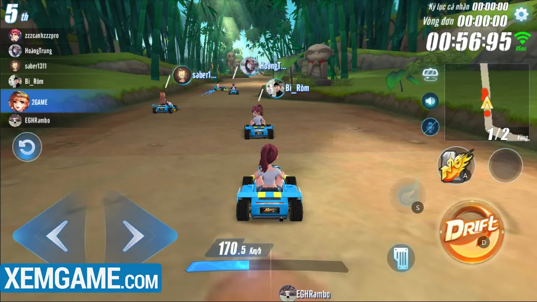 Gameplay của ZingSpeed Mobile